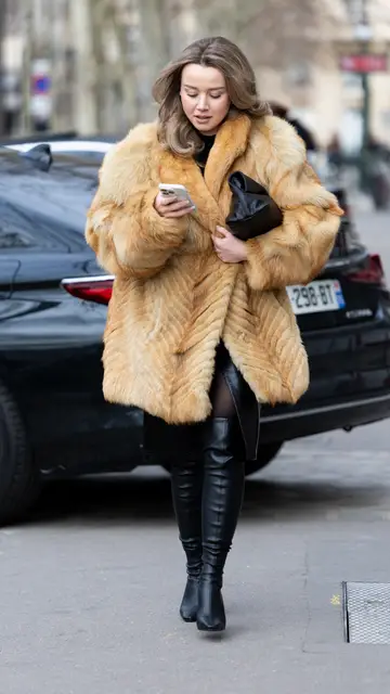 Look con botas altas Look con botas altas