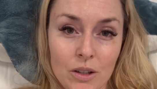 Lindsey Vonn desde el hospital 