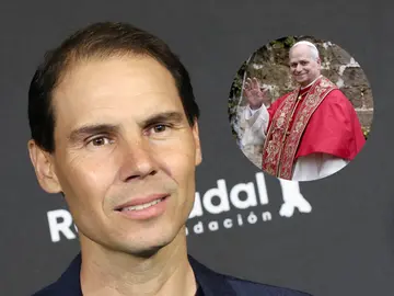 Rafa Nadal y el Papa León XIV Rafa Nadal y el Papa León XIV