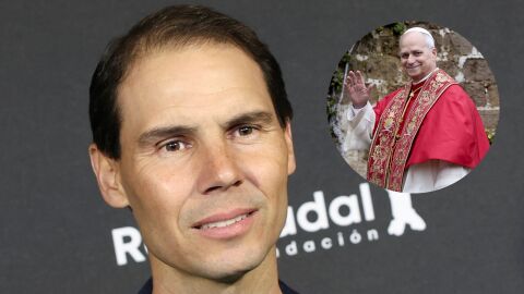 Rafa Nadal y el Papa Le&oacute;n XIV