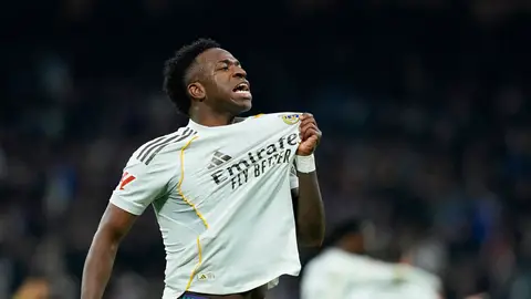 Vinicius durante el Real Madrid-Rayo Vallecano Vinicius durante el Real Madrid-Rayo Vallecano