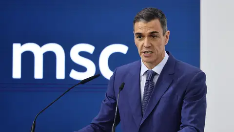 Pedro Sánchez en la Conferencia de Múnich Pedro Sánchez en la Conferencia de Múnich