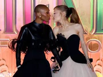 Cynthia Erivo y Ariana Grande durante la promoción de Wicked: Parte II Cynthia Erivo y Ariana Grande durante la promoción de Wicked: Parte II