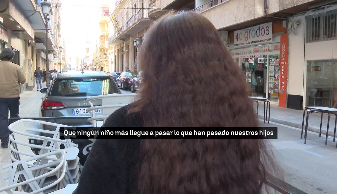 La madre de uno de los niños