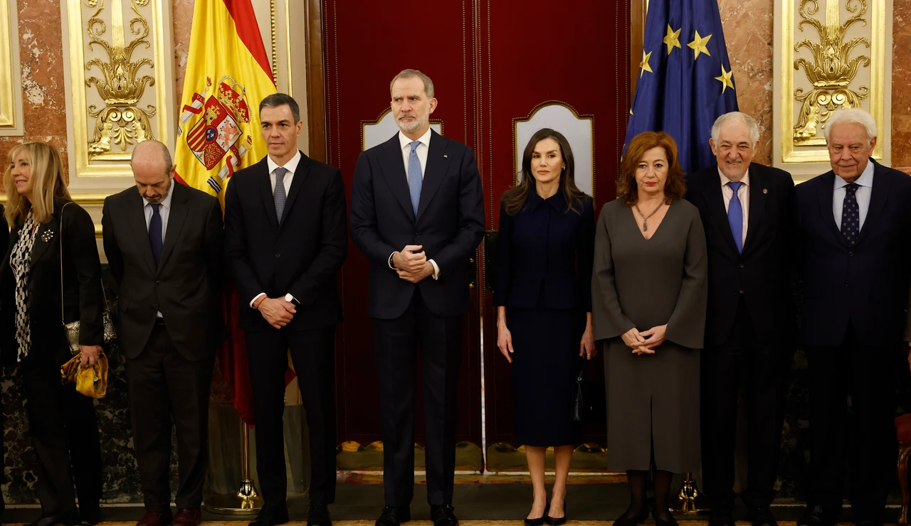 Los reyes de España, Felipe VI y Letizia, presiden el acto institucional que conmemora la Constitución de 1978