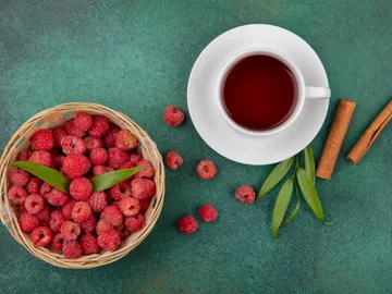 Té de hojas de frambuesa Té de hojas de frambuesa