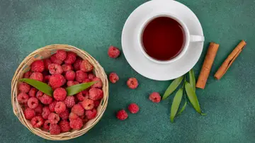 Té de hojas de frambuesa Té de hojas de frambuesa