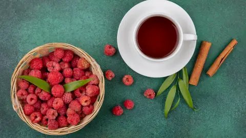 Té de hojas de frambuesa Té de hojas de frambuesa