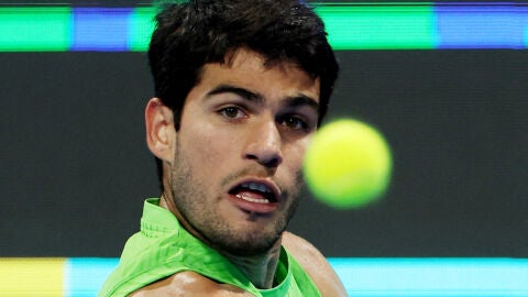 Carlos Alcaraz en el Qatar Open de Doha