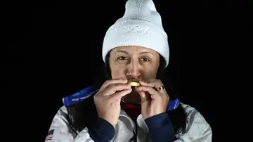 Elana Meyers celebra el oro en Milán-Cortina Elana Meyers celebra el oro en Milán-Cortina