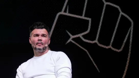 Gabriel Rufián en el acto conjunto sobre la unidad de la izquierda Gabriel Rufián en el acto conjunto sobre la unidad de la izquierda