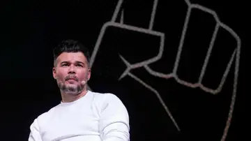 Gabriel Rufián en el acto conjunto sobre la unidad de la izquierda Gabriel Rufián en el acto conjunto sobre la unidad de la izquierda