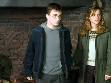 Harry, Ron y Hermione en Harry Potter Harry, Ron y Hermione en Harry Potter