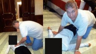 Las im&aacute;genes del pr&iacute;ncipe Andr&eacute;s en los archivos de Epstein