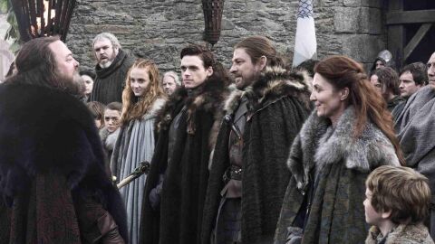 Robert Baratheon y Ned Stark en Juego de Tronos