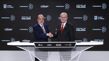 Javier Bardaj&iacute; y Francisco de la Torr - Acuerdo Festival de M&aacute;laga con Atresmedia
