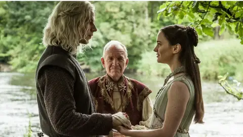 Rhaegar Targaryen y Lianna Stark en Juego de Tronos Rhaegar Targaryen y Lianna Stark en Juego de Tronos