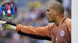 Jos&eacute; Luis Chilavert, en su &eacute;poca como futbolista