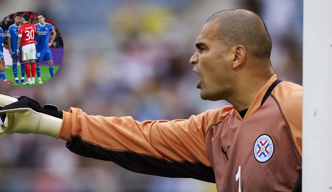 Jos&eacute; Luis Chilavert, en su &eacute;poca como futbolista