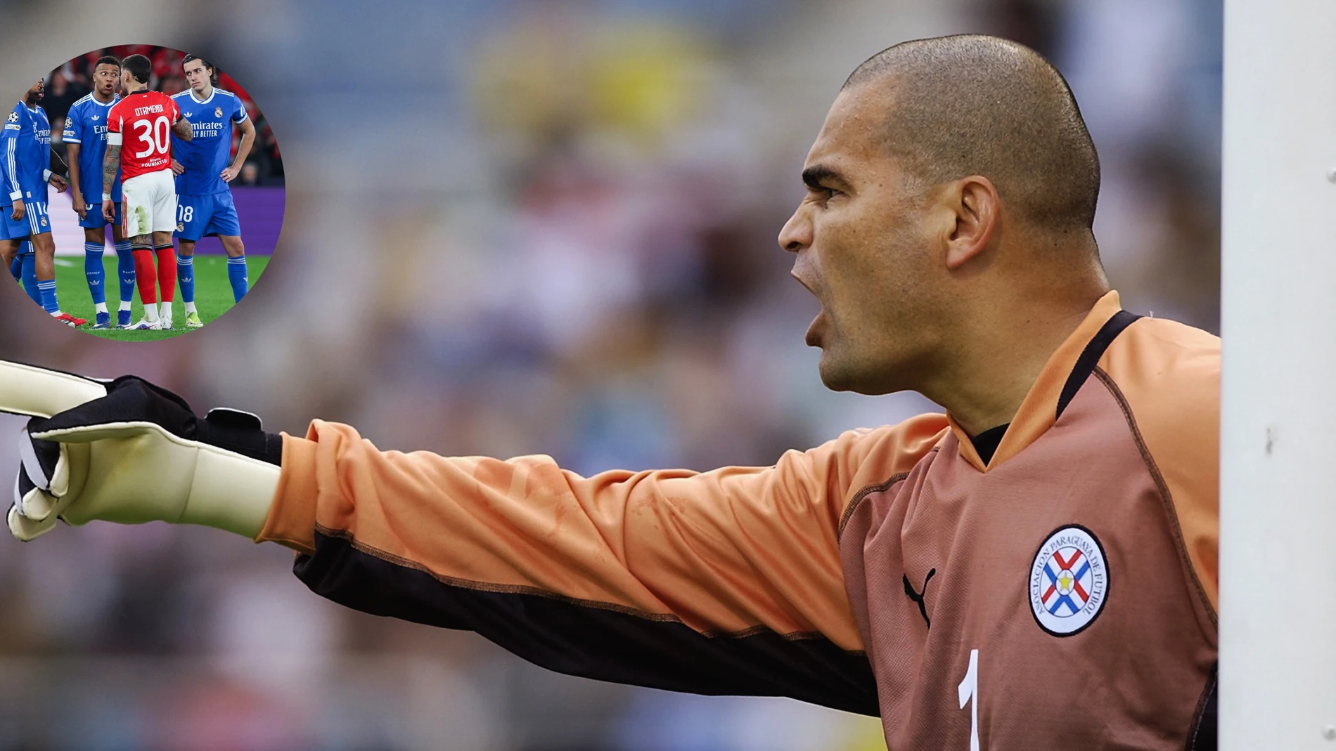 José Luis Chilavert, en su época como futbolista José Luis Chilavert, en su época como futbolista