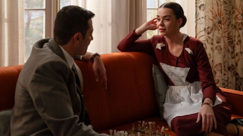 Tasio y Paula en el capítulo 508 de Sueños de libertad