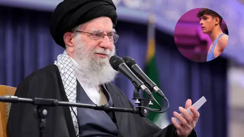 El Ayatola Ali Khamenei y Saleh Mohammadi El Ayatola Ali Khamenei y Saleh Mohammadi