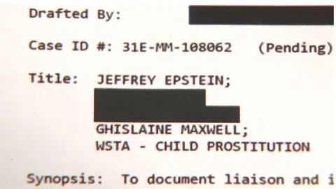 Documentos Epstein Documentos Epstein
