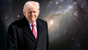Imagen de archivo de Donald Trump y de la galaxia.