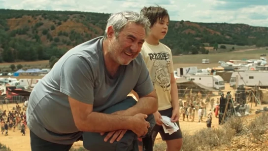 Sergi López y Bruno Núñez Arjona en Sirat Sergi López y Bruno Núñez Arjona en Sirat