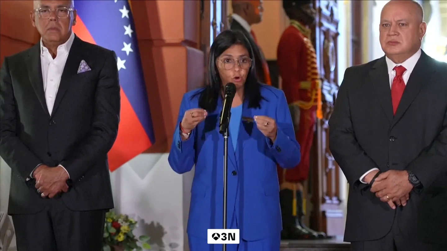 España pedirá formalmente a la UE que levante las sanciones a Delcy Rodríguez tras la amnistía en Venezuela España pedirá formalmente a la UE que levante las sanciones a Delcy Rodríguez tras la amnistía en Venezuela