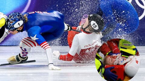 Accidente de Kamila Sellier en los Juegos Ol&iacute;mpicos de Invierno