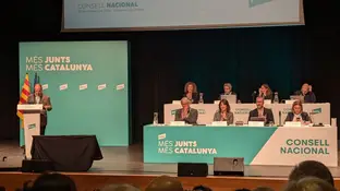 Turull durante su intervención Turull durante su intervención