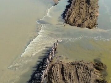 Imagen de archivo de los arroceros del Delta.