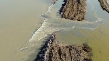 Imagen de archivo de los arroceros del Delta.