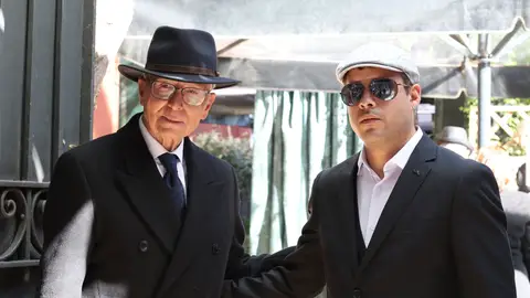 José Ortega Cano y José Fernando en el cumpleaños de Gloria Camila José Ortega Cano y José Fernando en el cumpleaños de Gloria Camila