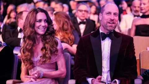 Kate Middleton y el príncipe Guillermo en los BAFTA 2026 Kate Middleton y el príncipe Guillermo en los BAFTA 2026
