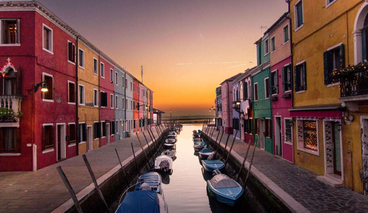 Atardecer en Burano