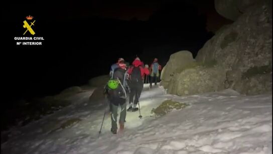 La Guardia Civil rescata a cuatro personas este fin de semana en Siete Picos, Guadarrama