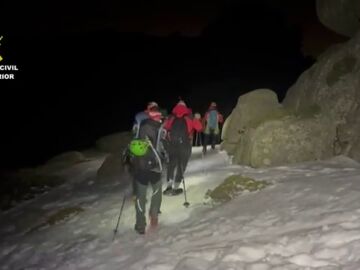 La Guardia Civil rescata a cuatro personas este fin de semana en Siete Picos, Guadarrama