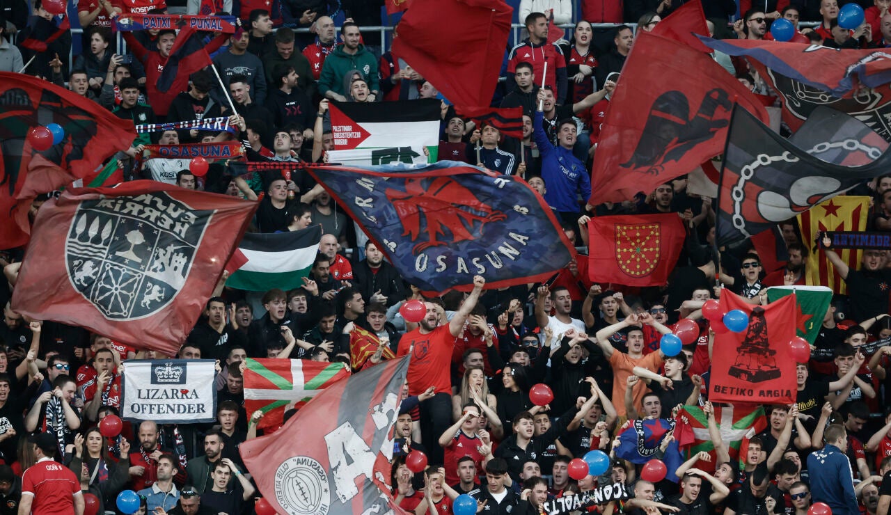 Imagen de aficionados del Osasuna