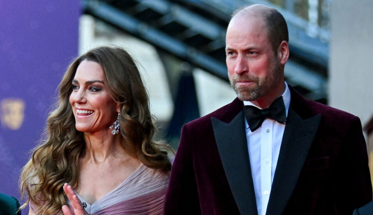 Kate Middleton y el pr&iacute;ncipe Guillermo en los BAFTA 2026