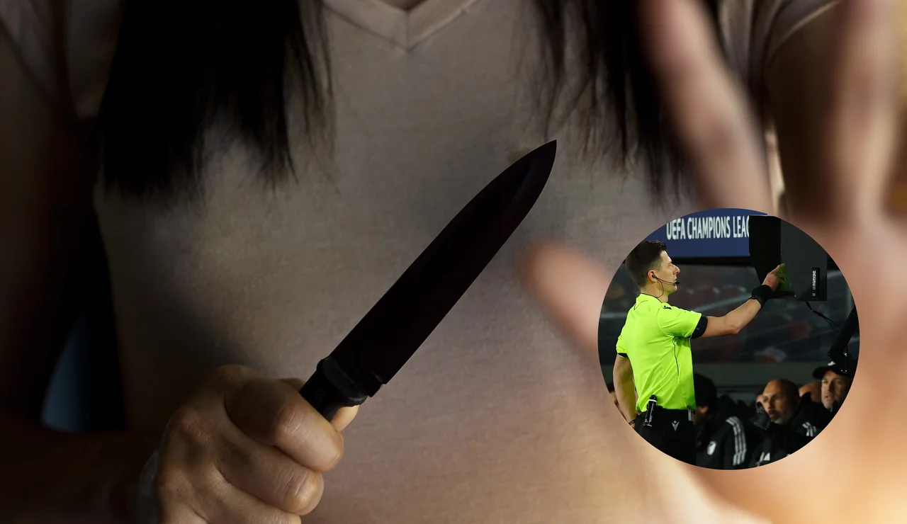 Una mujer apuñala a su marido pensando que le insultaba a ella en vez de al VAR de fútbol