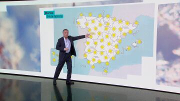 El tiempo del martes 24 de febrero