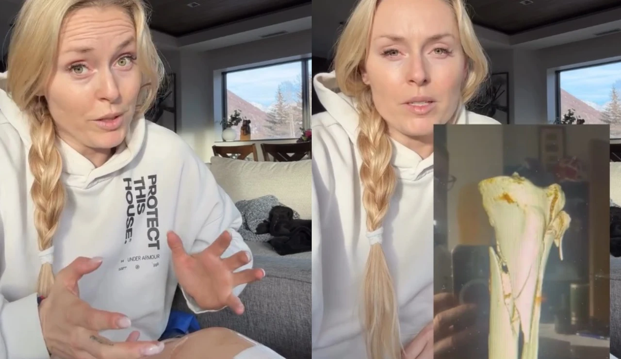Lindsey Vonn, en un vídeo en su cuenta de Instagram