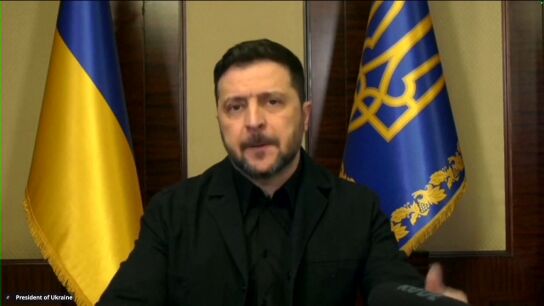 Volodimir Zelenski, presidente de Ucrania