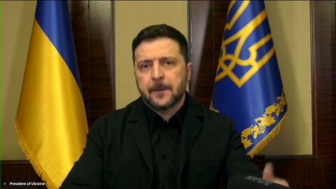 Volodimir Zelenski, presidente de Ucrania