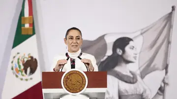 La presidenta de México, Claudia Sheinbaum, atiende a los medios este martes La presidenta de México, Claudia Sheinbaum, atiende a los medios este martes
