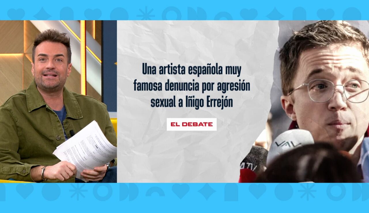 Una artista espa&ntilde;ola muy famosa, denuncia a Errej&oacute;n por agresi&oacute;n.