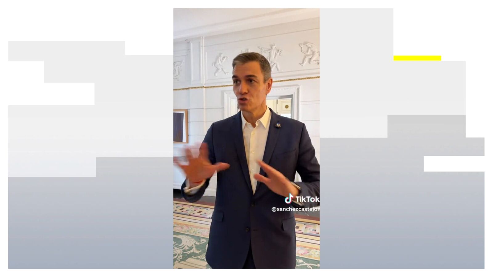 Pedro Sánchez da una sorpresa a los visitantes de La Moncloa en este 'house tour'