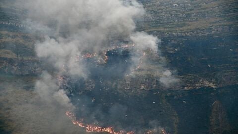 Cantabria, con una treintena de incendios forestales, valora activar el nivel 1 del Infocat